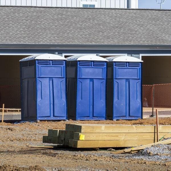 Heavy-duty construction site porta potty in Payson, Arizona